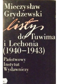 Listy do Tuwima i Lechonia