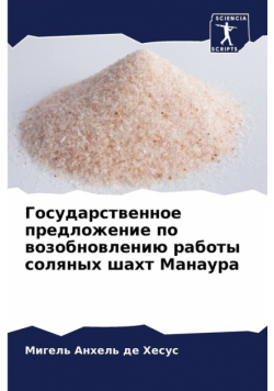 Государственное предложение по возобновлению работы соляных шахт Манаура
