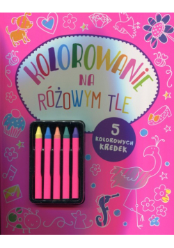Kolorowanie na różowym tle