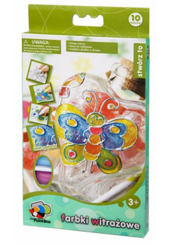 Farbki witrażowe 10 kolorów. PaintBox