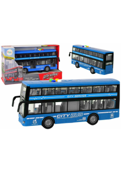 Autobus piętrowy ze światłem i dźwiękiem