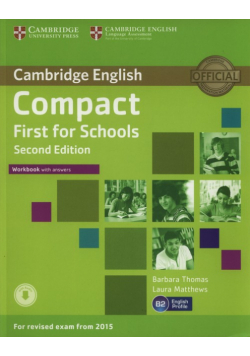 Compact First for Schools Workbook with answers
