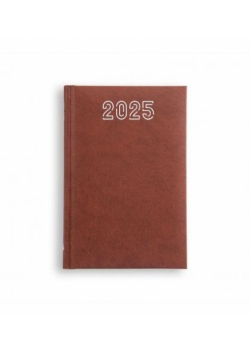 Terminarz 2025 B6 Standard brązowy