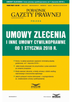 Umowy zlecenia i inne umowy cywilnoprawne od stycznia 2018