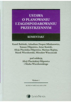 Ustawa o planowaniu i zagospodarowaniu Komentarz