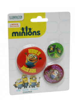 Przypinki zestaw Minionki