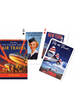 Karty do gry Piatnik 1 talia, Golden Age of Air Travel