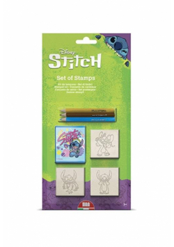 Stitch - Pieczątki 3szt