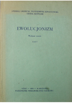 Ewolucjonizm Część I