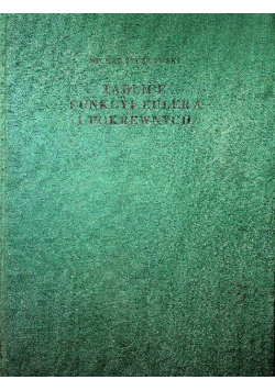 Tablice funkcyj Eulera i pokrewnych