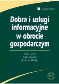 Dobra i usługi informacyjne w obrocie gospodarczym