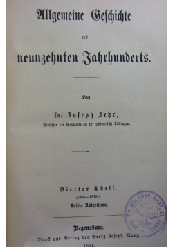 Allgemeine Eschichte ,1880r.