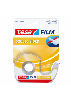 Taśma biurowa Tesafilm dwustronna 7,5m x12mm