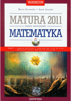Matematyka Vademecum Matura 2011 z płytą CD
