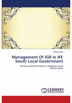 Management Of IGR in IFE South Local Government