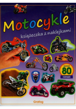 Motocykle Książeczka z naklejkami
