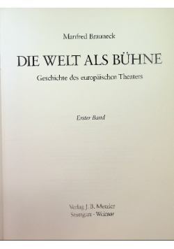 Die Welt als Buhne