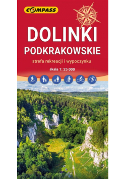 Mapa - Dolinki Podkrakowskie 1:25 000