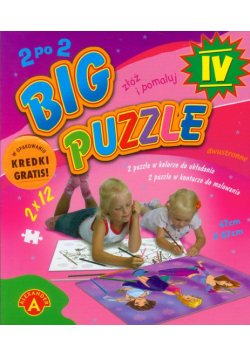 Big puzzle IV do kolorowania 2x12