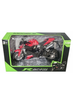 Motocykl czerwony 1:12