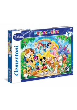 Puzzle SuperColor  Disney Classic 104
