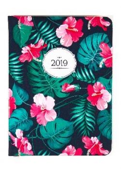 Kalendarz tygodniowy B6 2019 Hibiskus ALBI