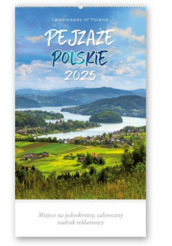 Kalendarz 2025 Reklamowy Pejzaże polskie