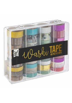 Taśma Washi 3m 40szt
