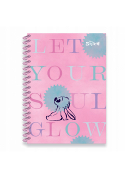 Kołobrulion B5 100 k. plastikowa spirala Disney Fashion Stitch wzór 3