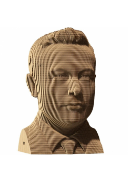 Puzzle 3D kartonowe - Elon Musk