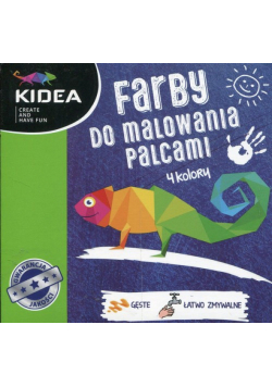 Farby do malowania palcami 4 kolory