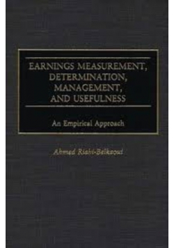 Earnings Measurement, Determination, Management and Usefulness