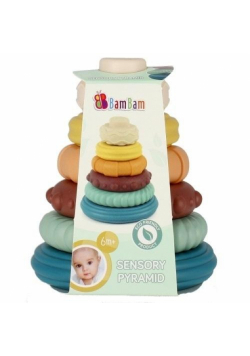 Piramidka edukacyjna pastel BAM BAM