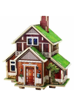 Puzzle drewniane 3D Rezydencja