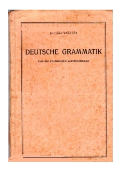 Deutsche Grammatik ,1929r.