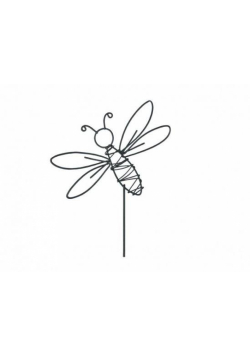 Pszczoła na piku metal 33cm