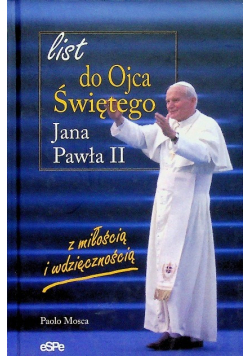 List do Ojca Świętego Jana Pawła II
