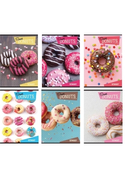 Zeszyt A6/40K Donuts (10szt) STREET