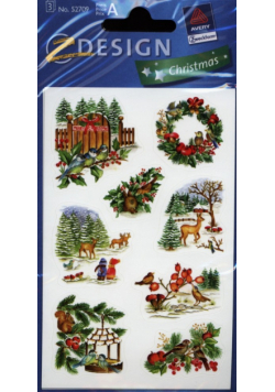 Naklejki bożonarodzeniowe Z Design Christmas Las