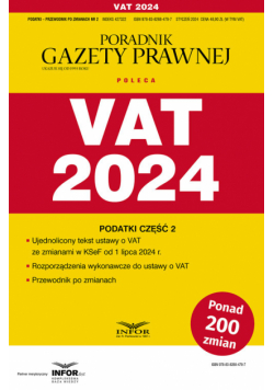 VAT 2024 Podatki Przewodnik po zmianach 2/2024