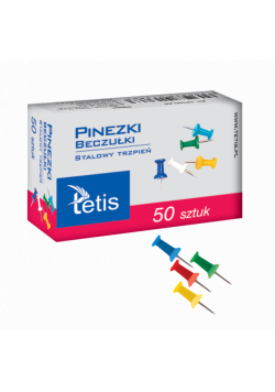 Paczka Pinezki beczułki kolor mix 50 szt 10 sztuk
