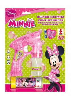 Pistolet do robienia baniek mydlanych duży Minnie