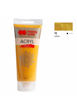 Farba akrylowa Studio 200 ml ochra Happy Color