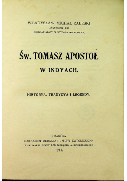 Św Tomasz apostoł w Indiach