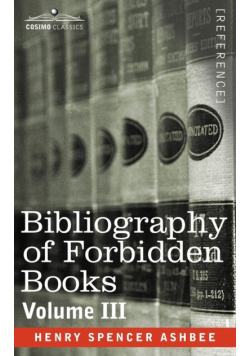 Bibliography of Forbidden Books - Volume III