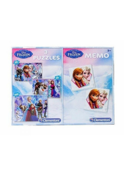 Puzzle Kraina Lodu 2x20+100 +Memo