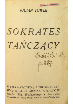 Sokrates tańczący 1919 r.