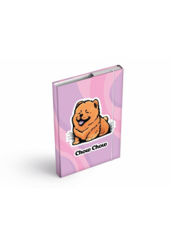 Teczka skrzydłowa z gumką A4 Chow Chow