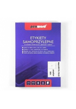 Etykiety samoprzylepne A4/100K 1x210x297mm
