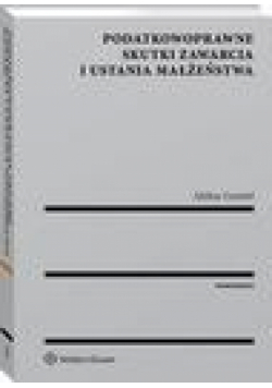 Podatkowoprawne skutki zawarcia i ustania małżeństwa
